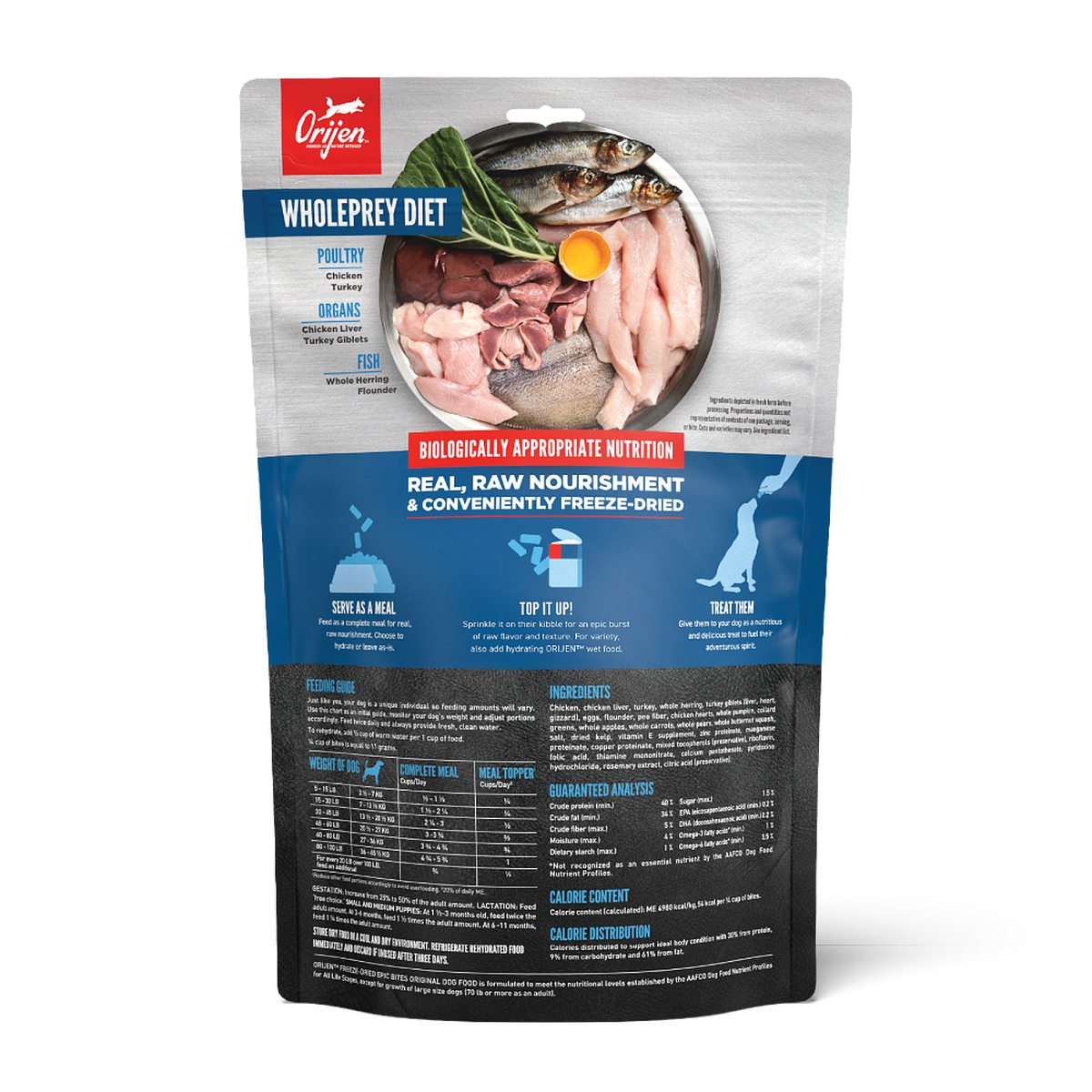 Original Epic Bites Freeze Dried Food Toppers ORIJEN